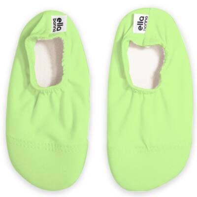 Bebek Çocuk Deniz Ayakkabısı, Kaydırmaz Taban, Unisex Havuz Patiği Açık Yeşil