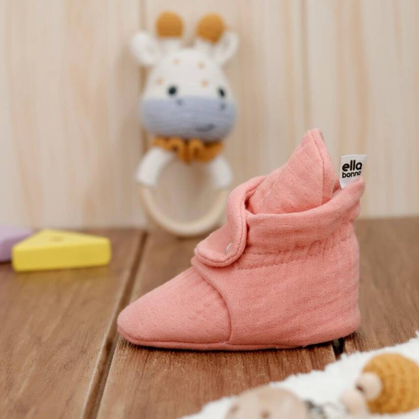 Müslin Bebek Patiği, Organik Pamuk, Yenidoğan Pandufu - 41