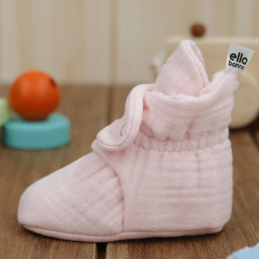 Müslin Bebek Patiği, Organik Pamuk, Yenidoğan Pandufu - 69
