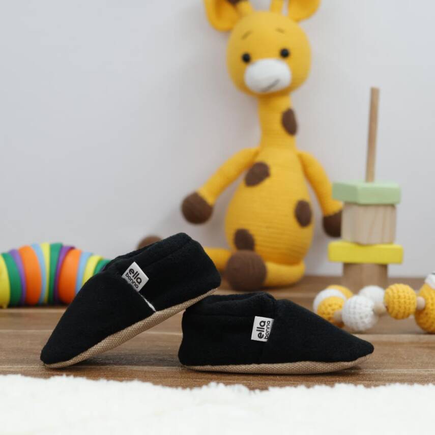 Polar Bebek Pandufu Ev Patiği, Kaydırmaz Taban, Organik Pamuk Astar Kreş Ayakkabısı - 23