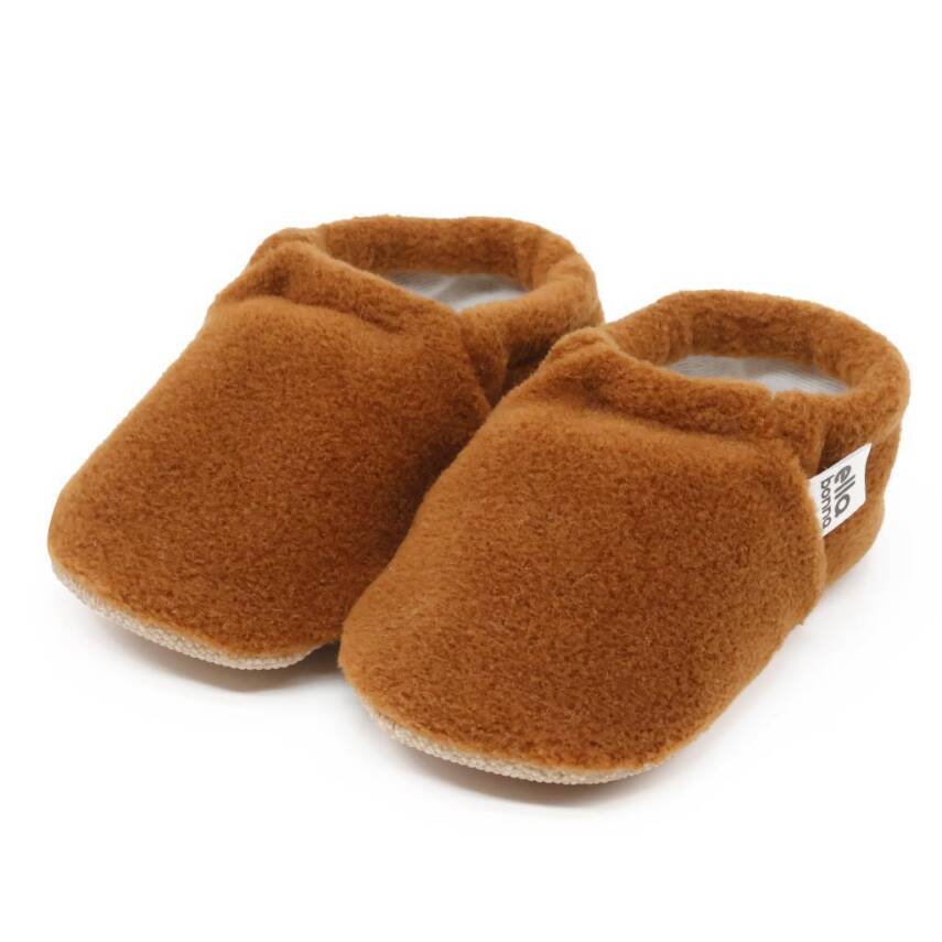 Polar Bebek Pandufu Ev Patiği, Kaydırmaz Taban, Organik Pamuk Astar Kreş Ayakkabısı - 34