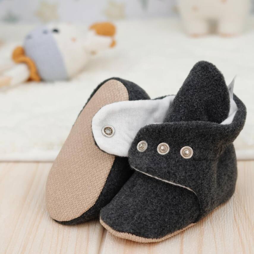 Polar Bebek Pandufu, Kaydırmaz Taban, Ev Botu, Kreş Ayakkabısı Patik - 2