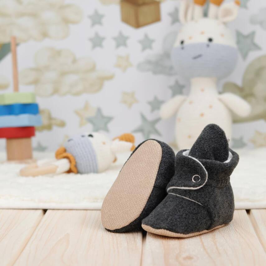Polar Bebek Pandufu, Kaydırmaz Taban, Ev Botu, Kreş Ayakkabısı Patik - 5