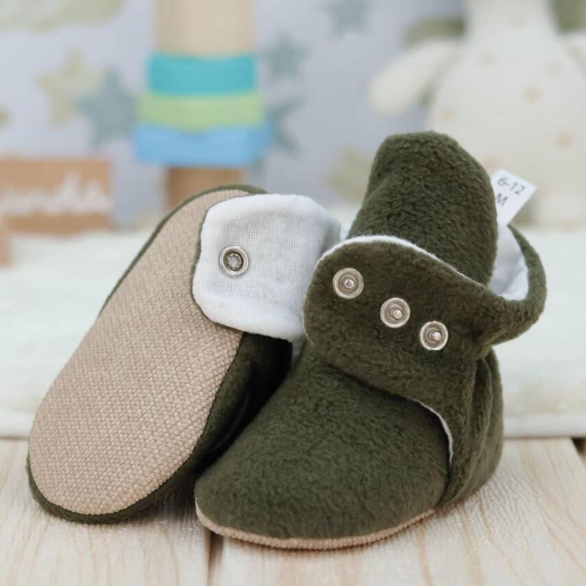 Polar Bebek Pandufu, Kaydırmaz Taban, Ev Botu, Kreş Ayakkabısı Patik - 30
