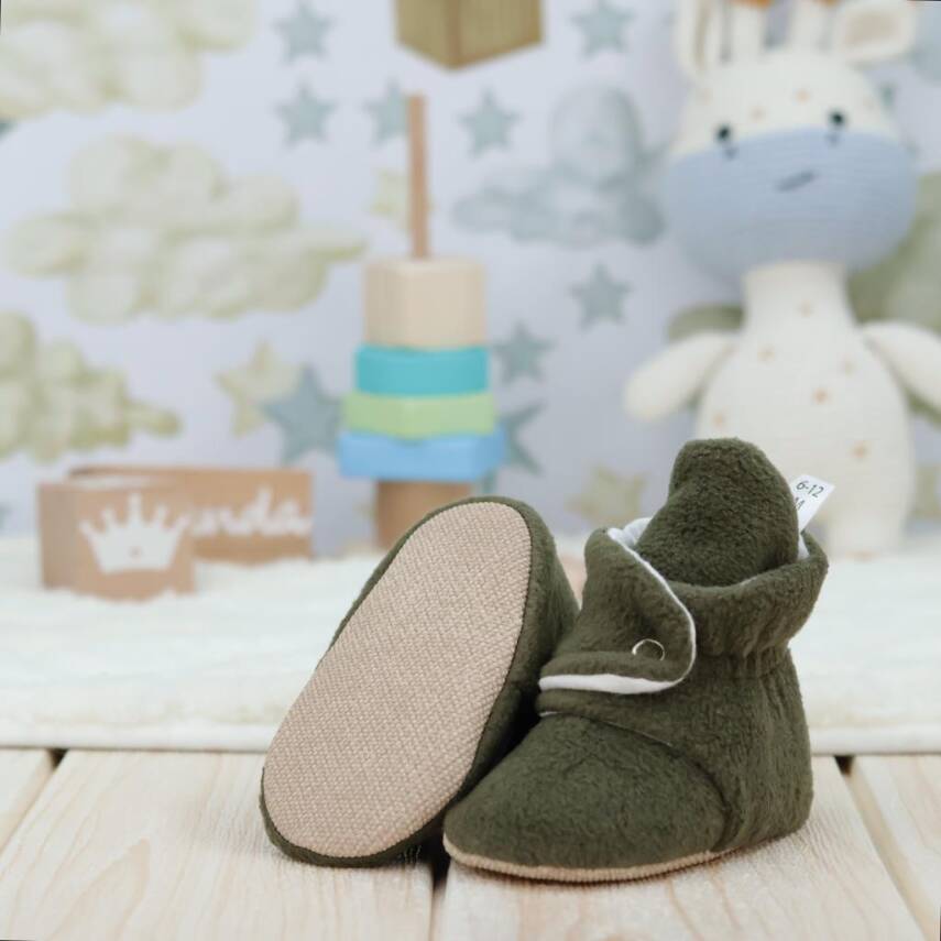 Polar Bebek Pandufu, Kaydırmaz Taban, Ev Botu, Kreş Ayakkabısı Patik - 33