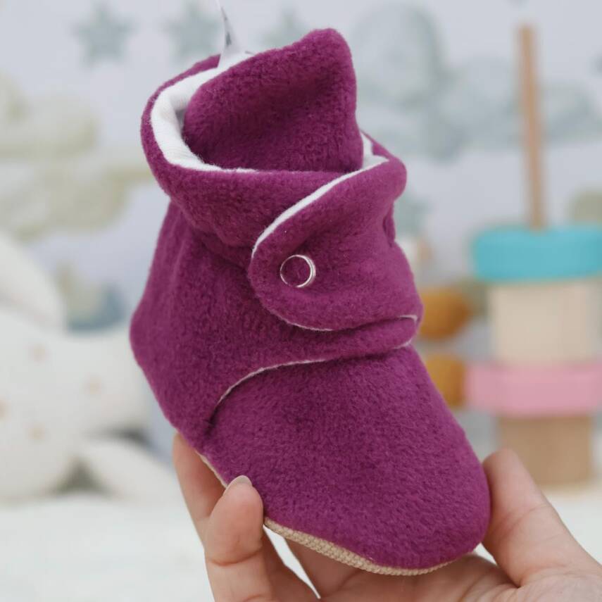Polar Bebek Pandufu, Kaydırmaz Taban, Ev Botu, Kreş Ayakkabısı Patik - 46