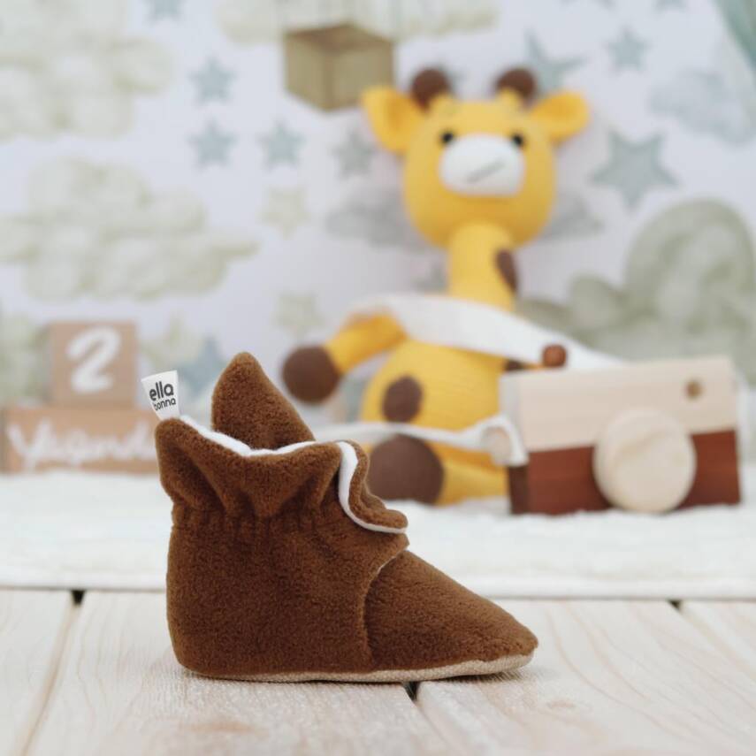 Polar Bebek Pandufu, Kaydırmaz Taban, Ev Botu, Kreş Ayakkabısı Patik - 55