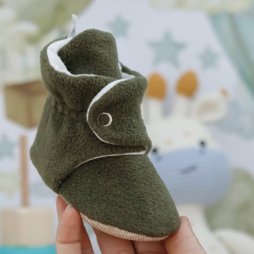 Polar Bebek Pandufu, Kaydırmaz Taban, Ev Botu, Kreş Ayakkabısı Patik - 32