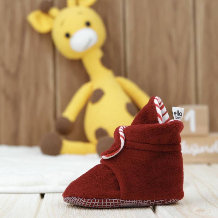 Polar Bebek Pandufu, Kaydırmaz Taban, Organik Pamuk Astarlı, İlk Adım Ev Patiği - 34
