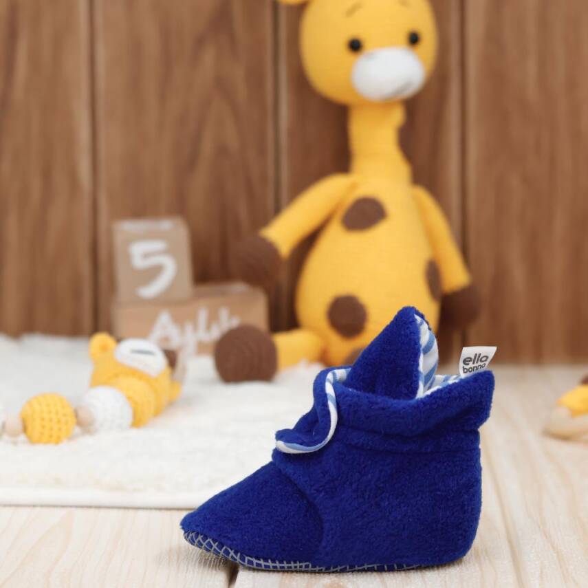 Polar Bebek Pandufu, Kaydırmaz Taban, Organik Pamuk Astarlı, İlk Adım Ev Patiği - 48