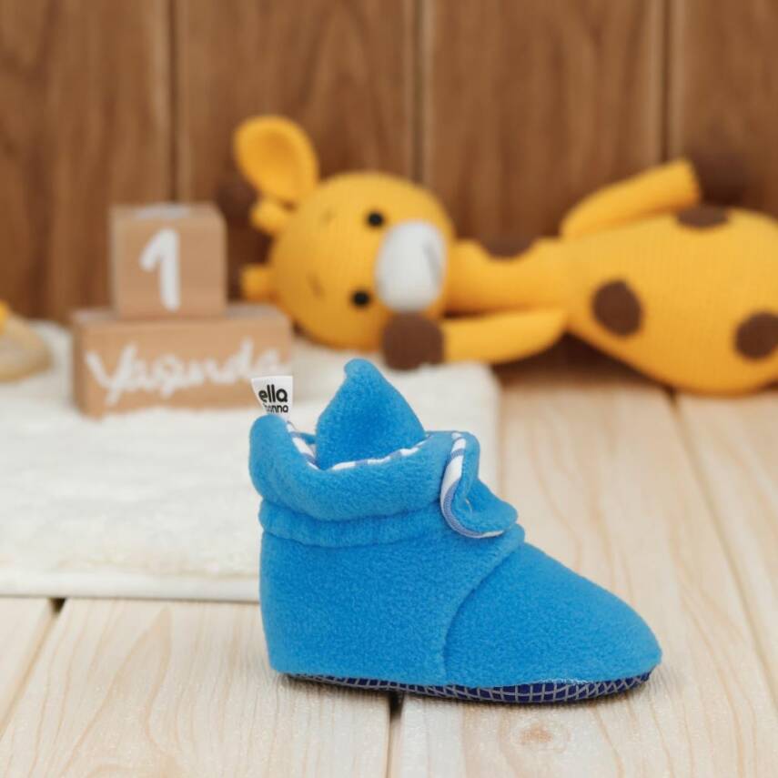 Polar Bebek Pandufu, Kaydırmaz Taban, Organik Pamuk Astarlı, İlk Adım Ev Patiği - 90